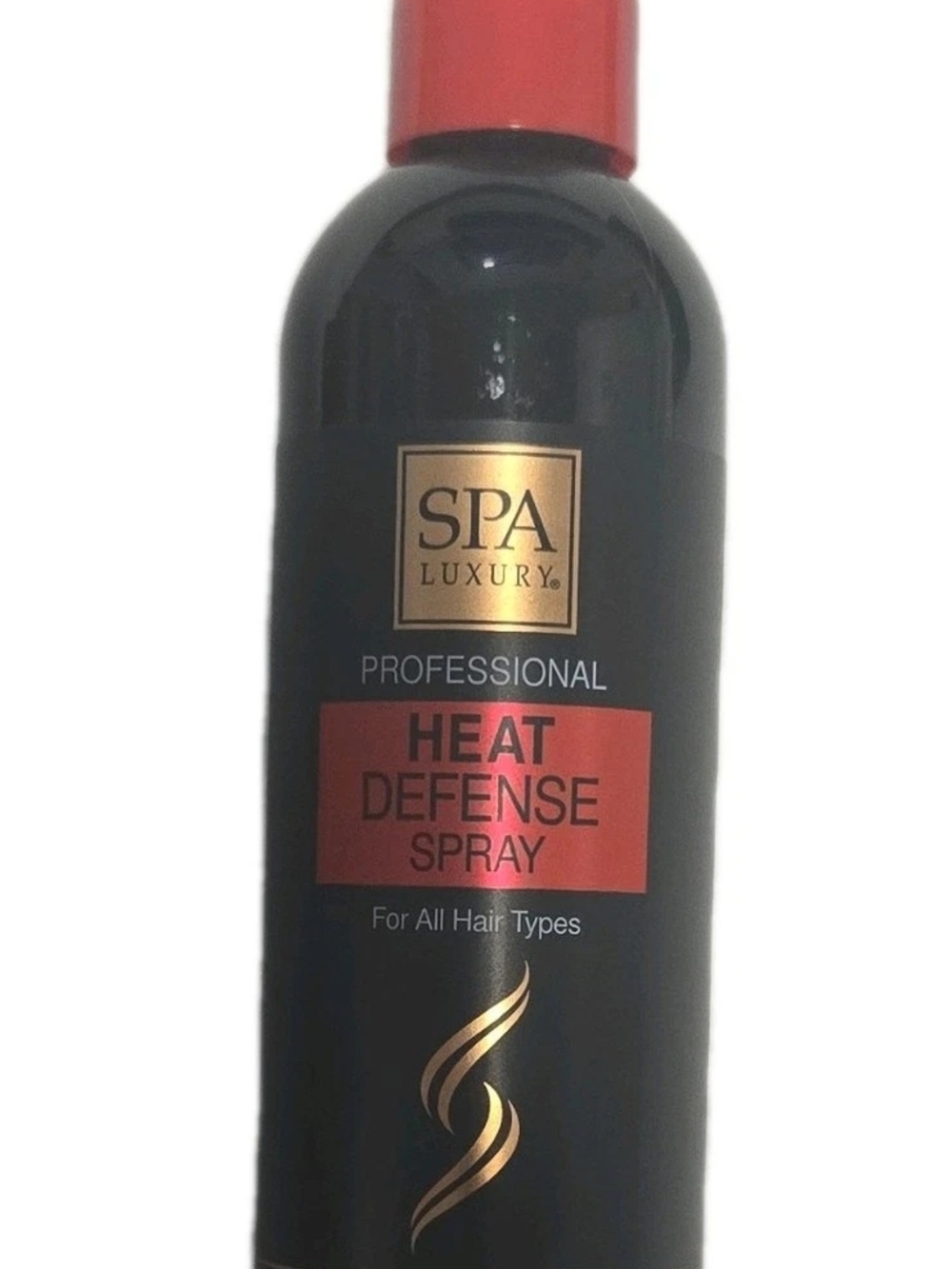 Professional Heat Defense Spray - Black with Red Cap